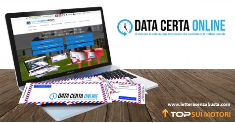 Letterasenzabusta.com: "Data Certa online" nuova implementazione 2016!
