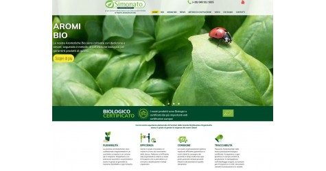 Simonato.com: un nuovo sito per presentare le piantine aromatiche Bio
